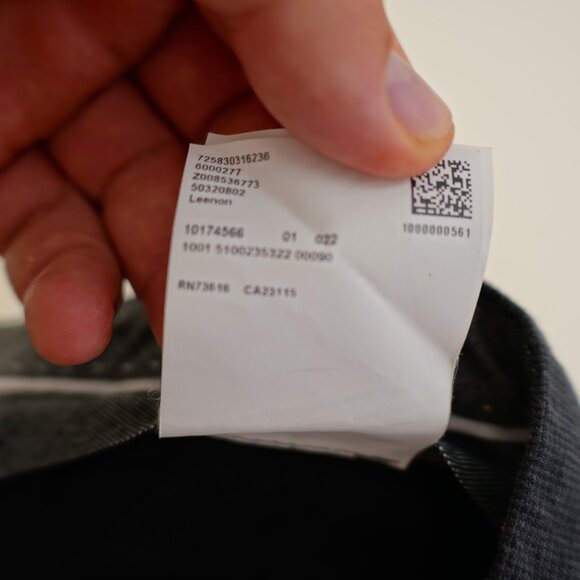 Hugo Boss Gray Virgin Wool Check Dress Pants Trousers 32 / 28 Low Rise Flat Fron - Picture 7 of 7